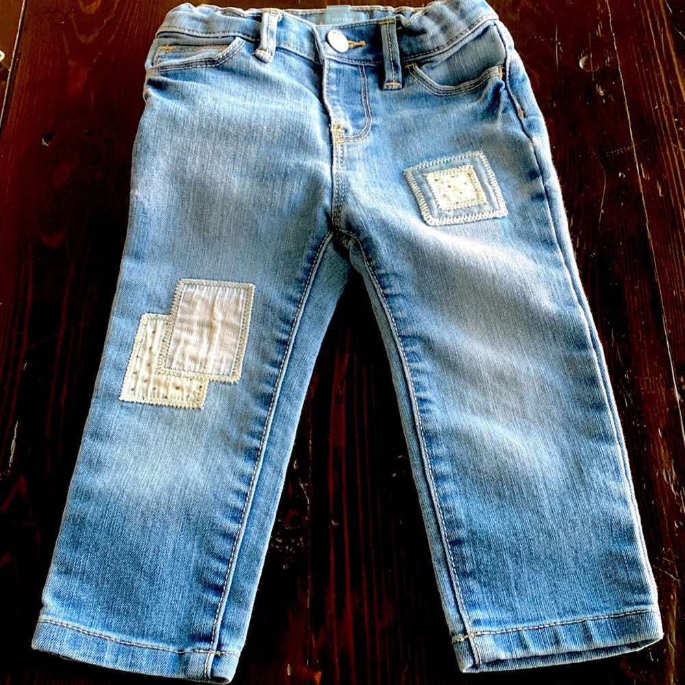 babyGap girls boyfriend jeans size 18-24 months